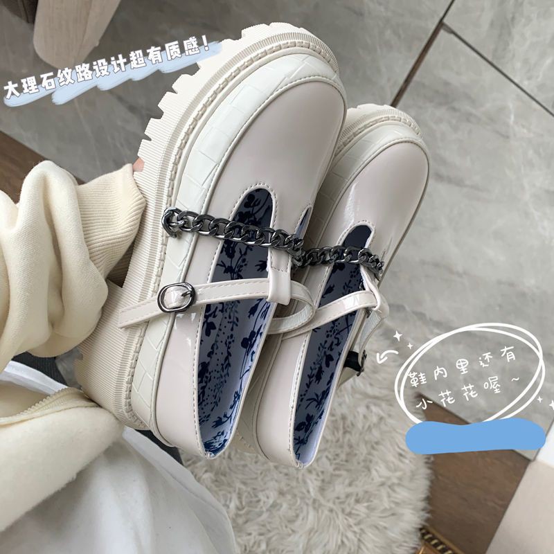 [ORDER] Giày oxford đế cao siêu phẩm màu trắng dễ thương phong cách Lolita cosplay (ảnh thật)