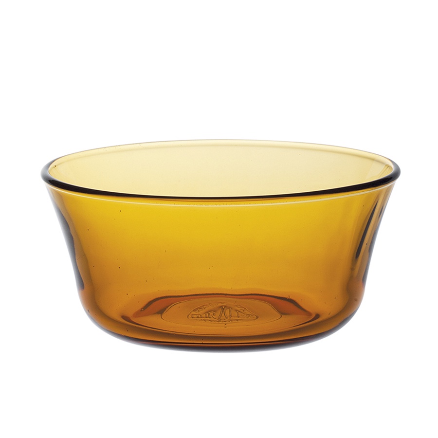 Chén thủy tinh cường lực cao cấp D2006D - Lys Vàng Amber 10,5 cm