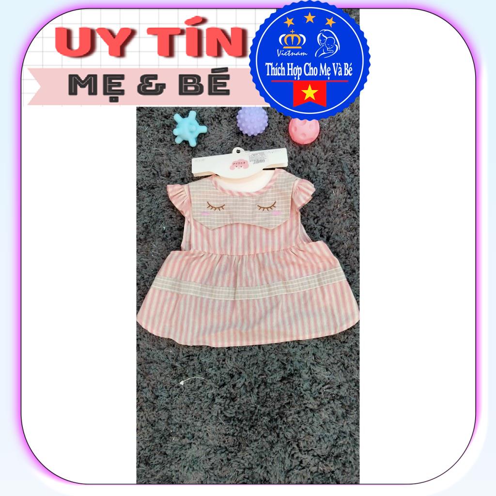 Yếm ăn hình hồ ly (8019),  chất liệu cotton 100% , thương hiệu Aiueo Nhật Bản