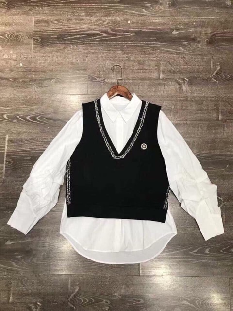 Áo cặp liền gile