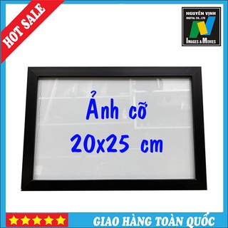 Khung ảnh treo tường để bàn khung 2x2 bản 2 vuông kích thước 20x25cm lưu ảnh gia đình phong cảnh tranh thêu ý nghĩa