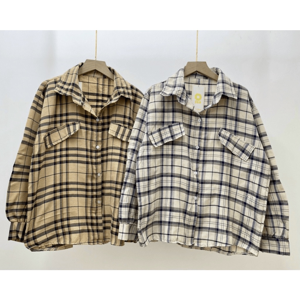 (HCM) ÁO KHOÁC SƠ MI CARO NAM NỮ CỰC ĐẸP THỜI TRANG SIÊU HOT CHO CÁC BẠN TRẺ KME FASHION