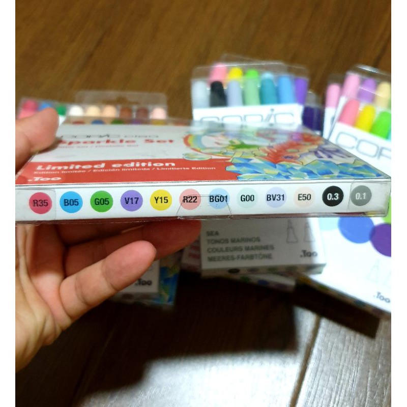 Copic Ciao Sparkle set limited edition