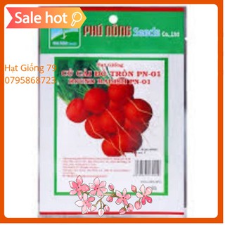 Hạt Giống CỦ CẢI ĐỎ TRÒN Phú Nông 5gram