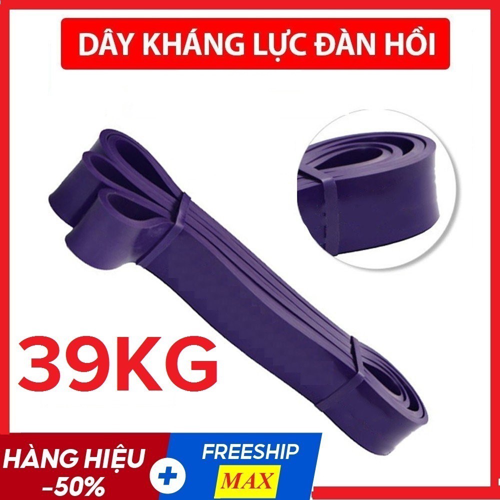 Dây Kháng Lực Đàn Hồi Cao Su Power Band Đa Năng Hỗ Trợ Tập Luyện Thể Thao, Lên Xà, Tập Tay Chân Mông Chính Hãng Amalife