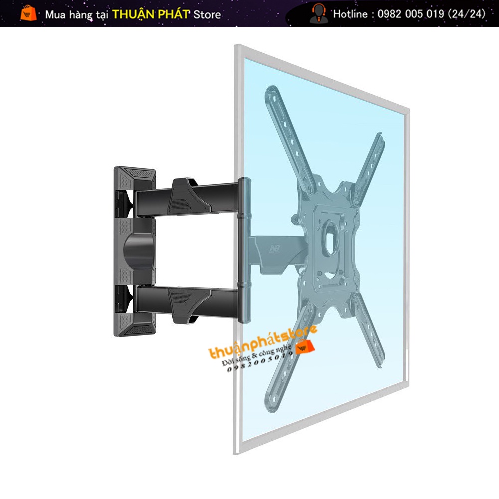 Giá Treo Tivi Xoay Đa Năng NB P4 32 - 55 inch - Giá Treo Tivi Góc Tường - Chính Hãng NorthBayou