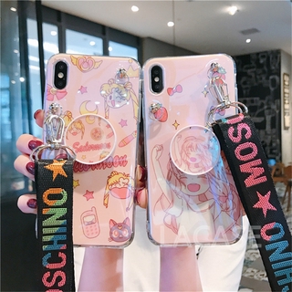 SAILOR MOON Ốp Lưng Hình Thủy Thủ Mặt Trăng Dễ Thương Cho Oppo A92S A92 A52 A91 A31 Reno Reno 4 Reno 3 Reno 2f Reno 2 A9 2020 A5 2020 K3 F11 A7 A5S A12 A3S