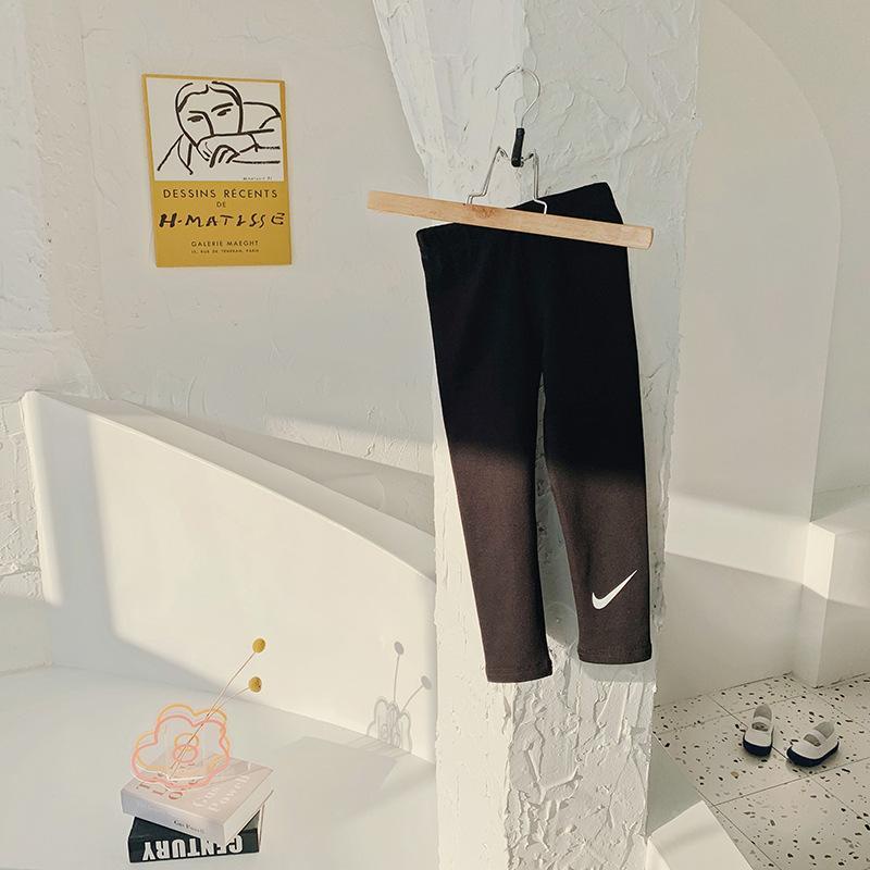 Quần Legging Cotton Co Giãn Thời Trang Xuân Thu 2021 Cho Bé Gái