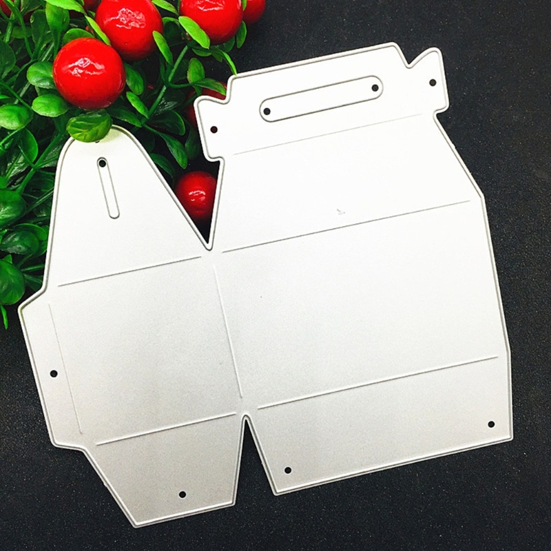Khuôn Cắt Giấy Làm Từ Kim Loại Hình Hộp Quà Trang Trí Scrapbook