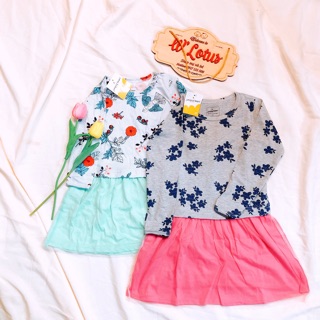 Váy bé gái cotton thu đông JUMPING BEAN size 2-7t
