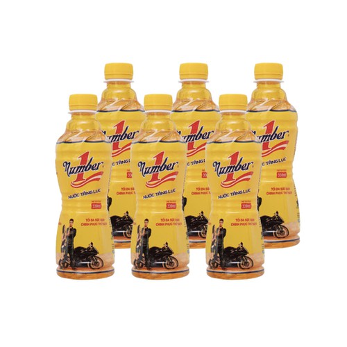 [Giá hủy diệt] Lốc 6 chai nước tăng lực Number One 330ml