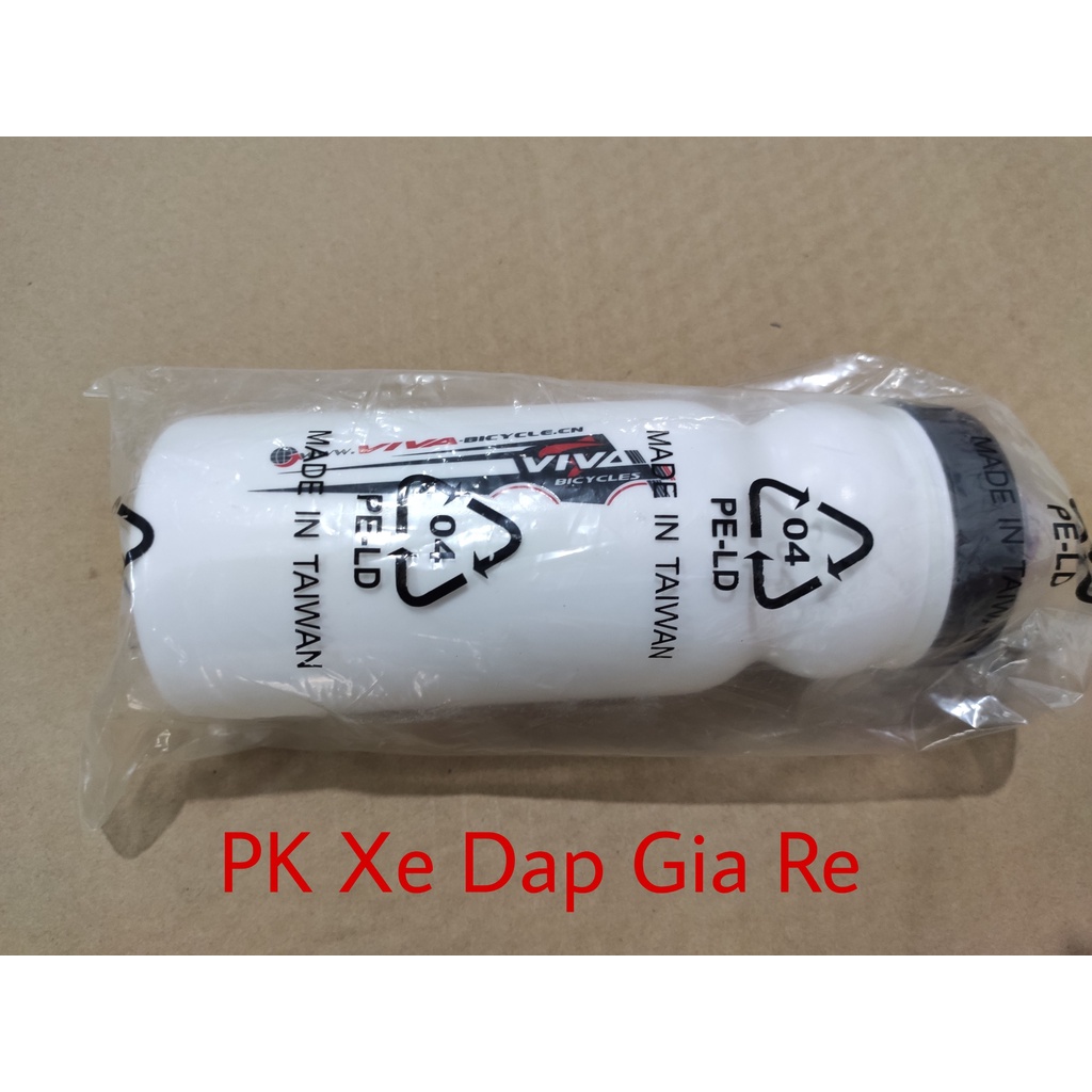 Bình nước nhựa VIVA cao cấp, Bình nước xe đạp hàng TAIWAN cao cấp