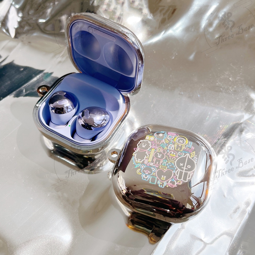 Vỏ Bảo Vệ Hộp Sạc Tai nghe không dây Samsung Buds 2 Hình Bangtan Boys 21