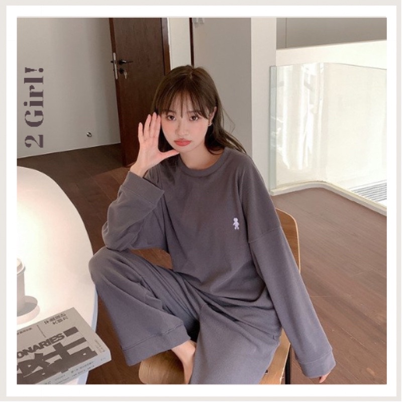 [Quảng Châu  Xịn] Set thu đông dài tay thun tăm nhung | BigBuy360 - bigbuy360.vn