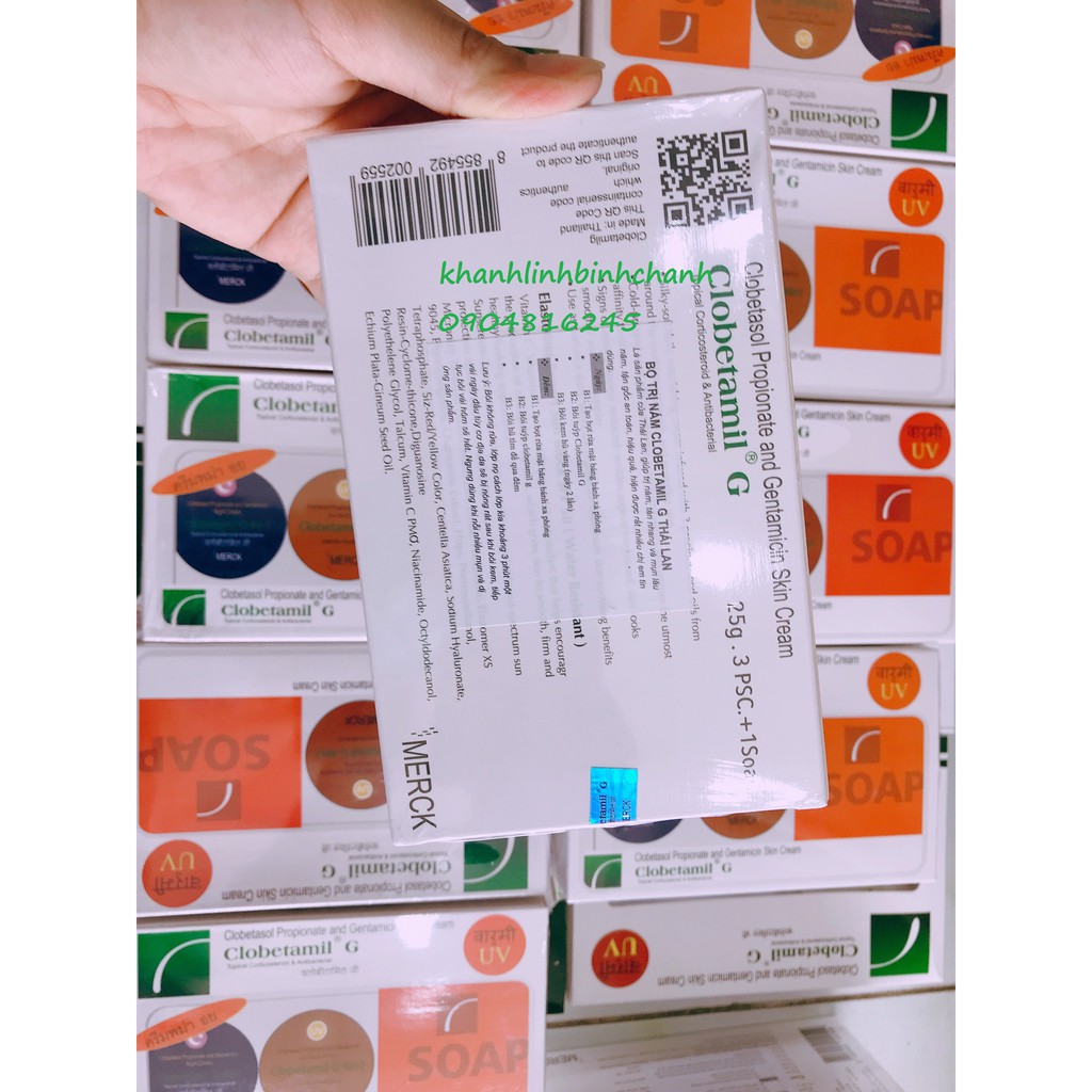 BỘ KEM NÁM CLOBETAMIL G cao cấp thái lan MẪU MỚI, MẪU CŨ