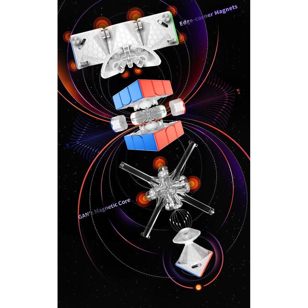 Rubik Nha Trang 3x3 Gan 11 M Pro Chính hãng gan Gan 11 Pro