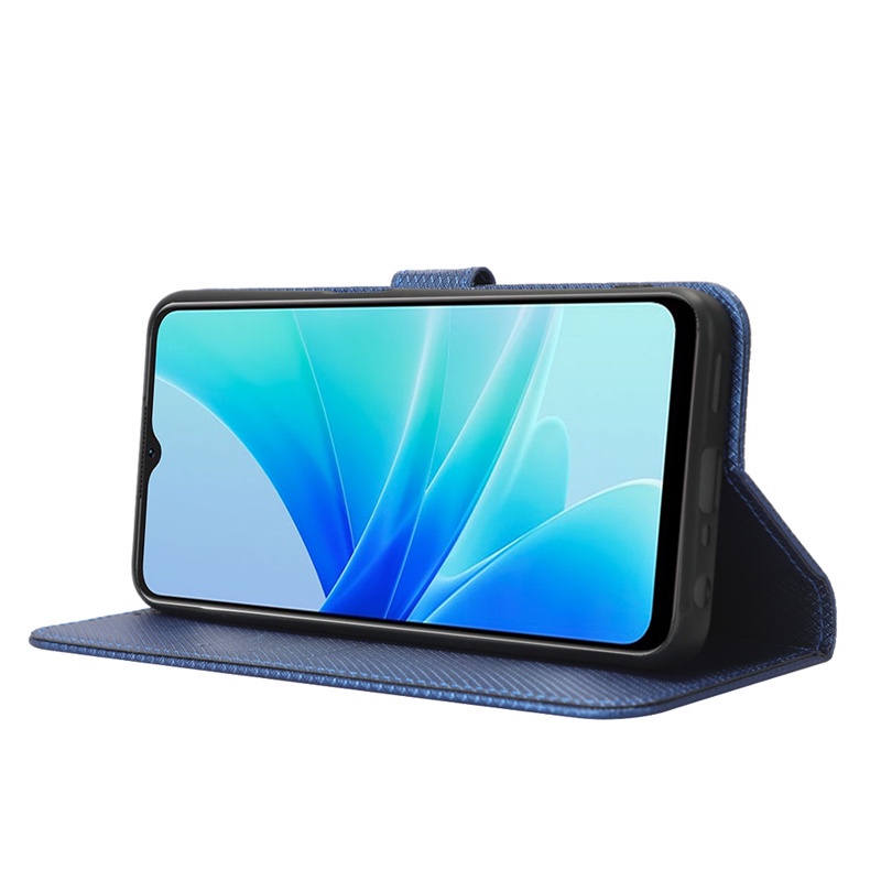 Ốp Điện Thoại Da PU Dạng Ví Đế Lật Có Ngăn Đựng Thẻ Cho OPPO A57 4G OPPO A57 4G