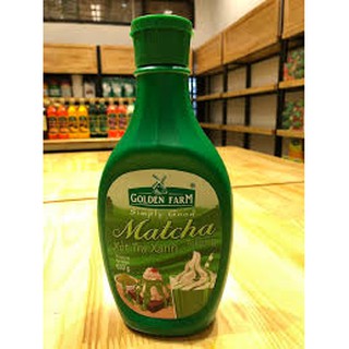 Sốt Golden Farm (Socola, Dâu, Matcha, Caramel) Chai 630g