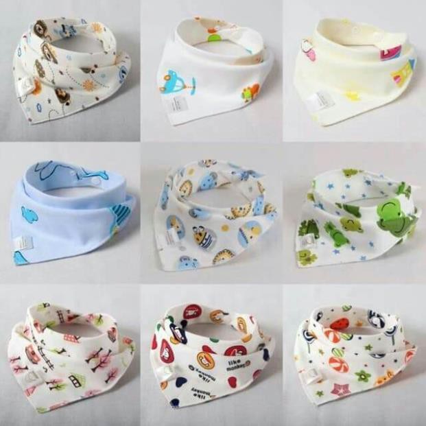Set 3 Khăn chéo cotton cho bé