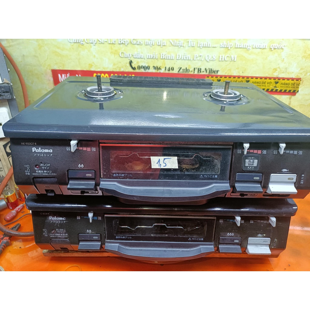 Bếp gas nội địa Nhật mặt men Rinnai Paloma giá 1,3 - 1,4 - 1,5 triệu BH 1 ĐỔI 1,KẾT BẠN ZALO 0909306149 GỬI HÌNH & VIDE0