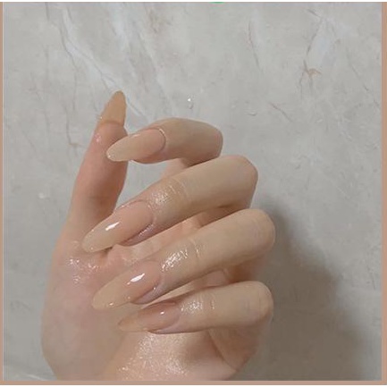 Set 24 Móng Tay Giả Dài Màu Sắc Tươi Sáng