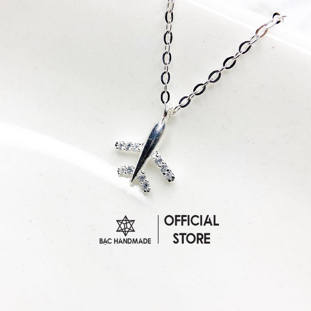 Lắc chân máy bay/Vòng chân máy bay bạc nguyên chất-Bạc Handmade