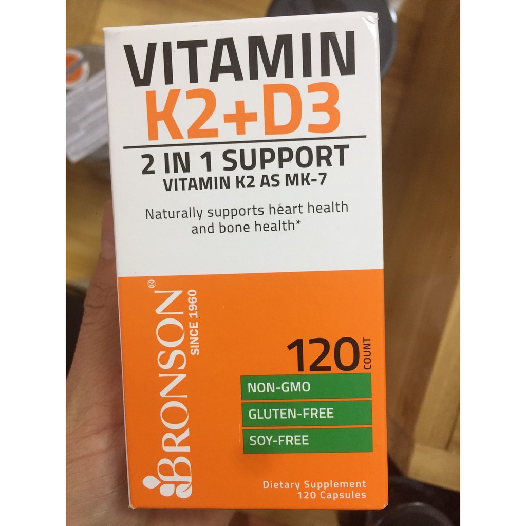 Bronson Vitamin K2 + D3 (120 viên) | BigBuy360 - bigbuy360.vn