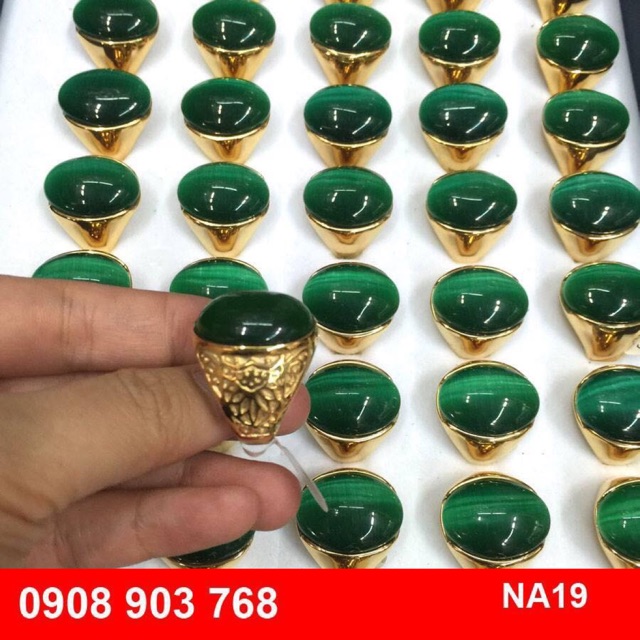 Nhẫn nam cao cấp xi vàng 18k NA19 Phát Lộc