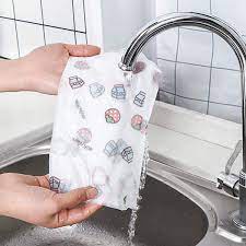 Cuộn khăn lau chùi thông minh chất liệu cotton - màu ngẫu nhiên, có thể giặt lại sử dụng