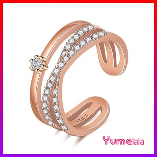 Nhẫn tay San San may mắn Đính đá sang trọng HYE SOO