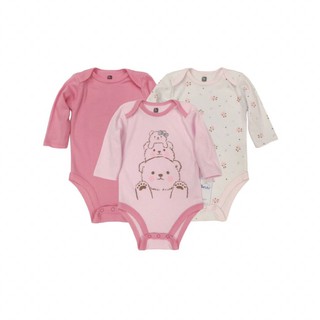 (Mã xả 12) Set 3 body dài tay cho bé ( chọn mẫu)