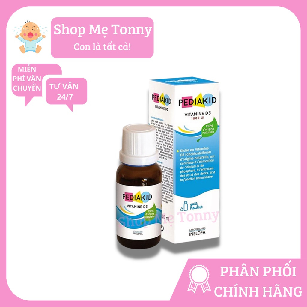 Vitamin Pediakid Vitamine D3 cho bé 20ml