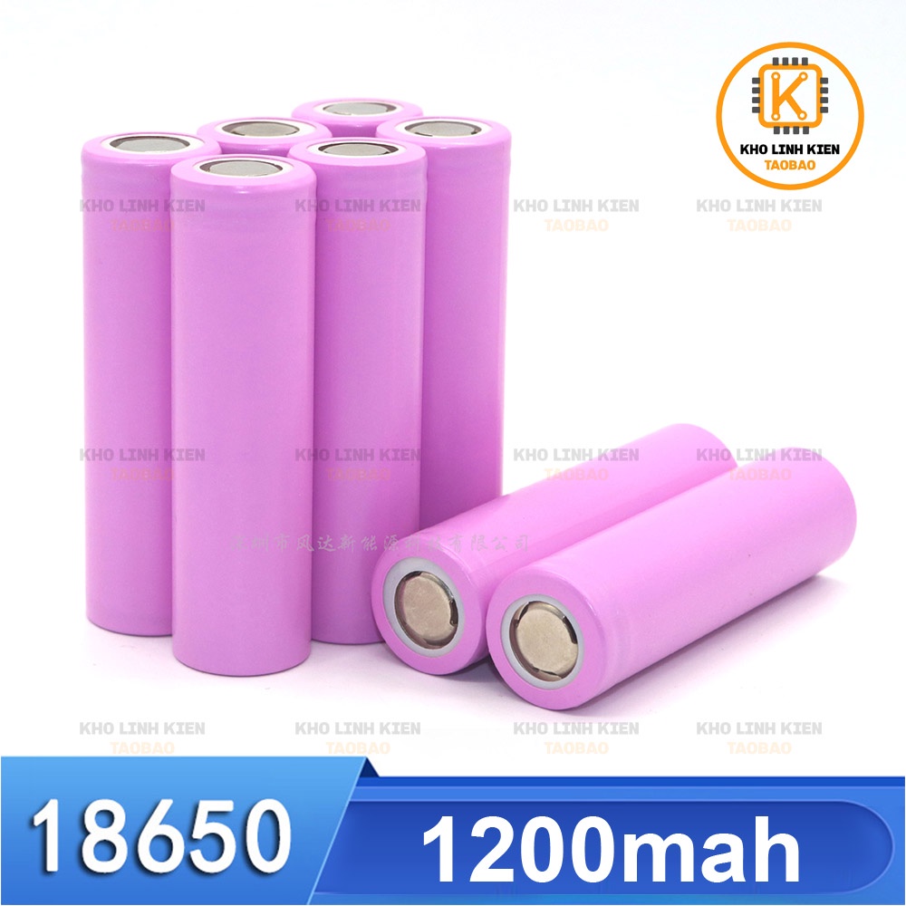 CELLPIN PIN 18650 1200MAH HÀNG NHẬP KHẨU CHUẨN DUNG LƯỢNG - DÙNG CHO LOA BLUETOOTH QUẠT MINI ĐỒ ĐIỆN TỬ SẠC TÍCH ĐIỆN