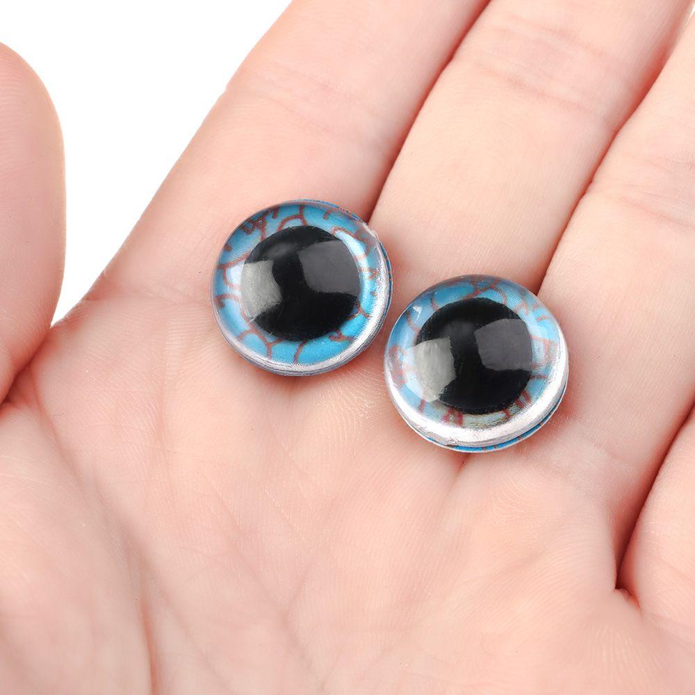 Set 1 / 5 Cặp Mắt Thủ Công 12 / 14 / 16mm Kèm Vòng Đệm Cho Búp Bê Nhồi Bông DIY