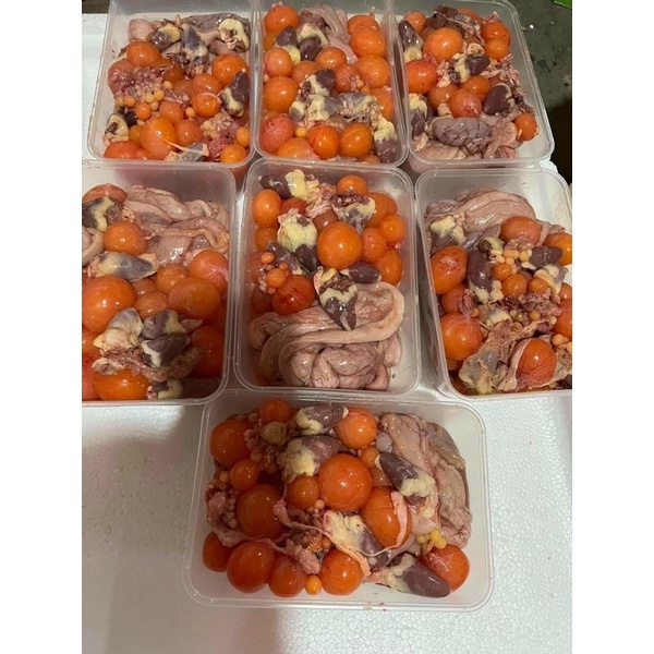 Tràng Trứng Non lòng mề tim 500gr