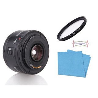 Ống kính Yongnuo YN50mm F1.8 dành cho Canon tặng kèm UV52mm