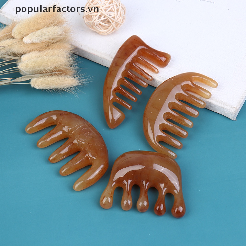 Lược Chải Tóc Mát Xa Da Đầu 1Xnatural Ox Bỏ Túi Tiện Dụng