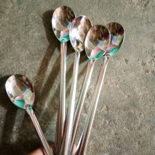 10 Muỗng cà phê bằng inox loại đầu tròn