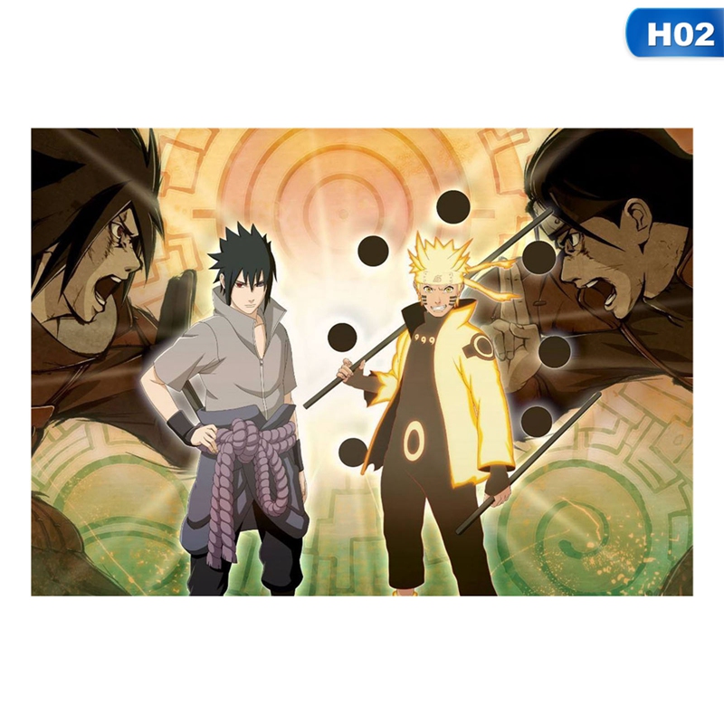 Áp Phích Trang Trí Nội Thất Hình Naruto Shippuden 29x42cm Sasuke 002