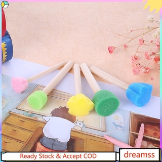 Set 5 Cọ Bọt Biển Vẽ Tranh Cho Bé