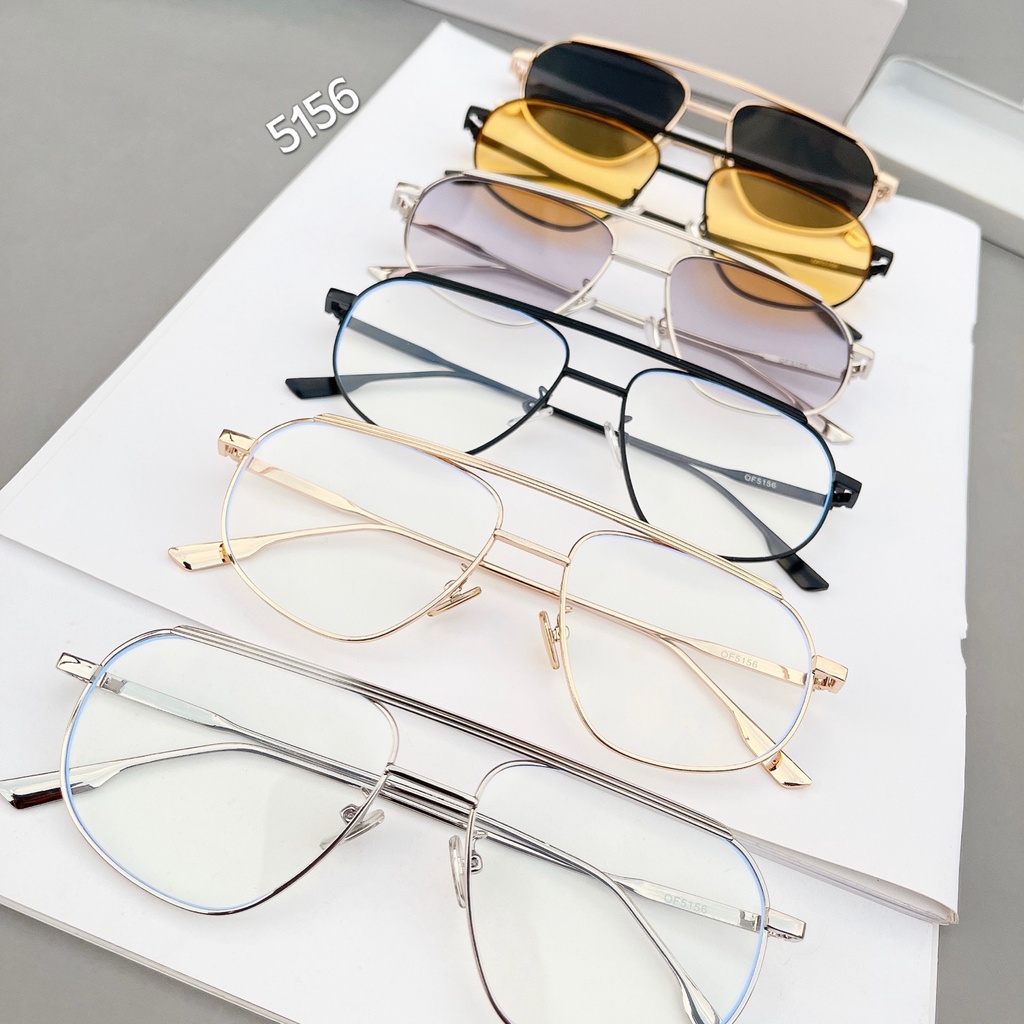 Mắt Kính Chống Bức Xạ Thời Trang Hàn Quốc Cho Nam Nữ