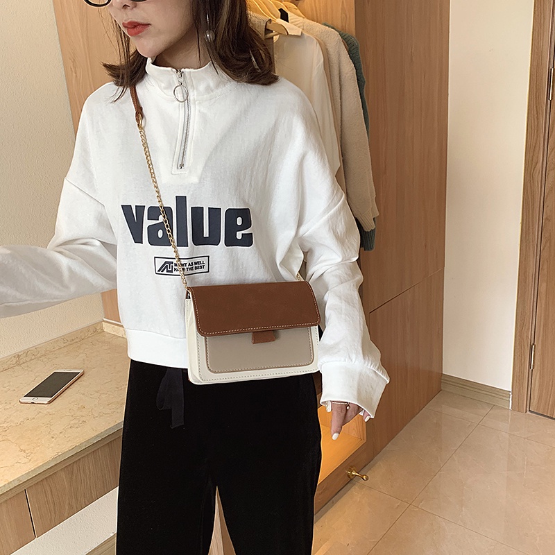 Túi Đeo Vai Hình Vuông Cỡ Nhỏ Thiết Kế Đơn Giản Thời Trang Cho Nữ