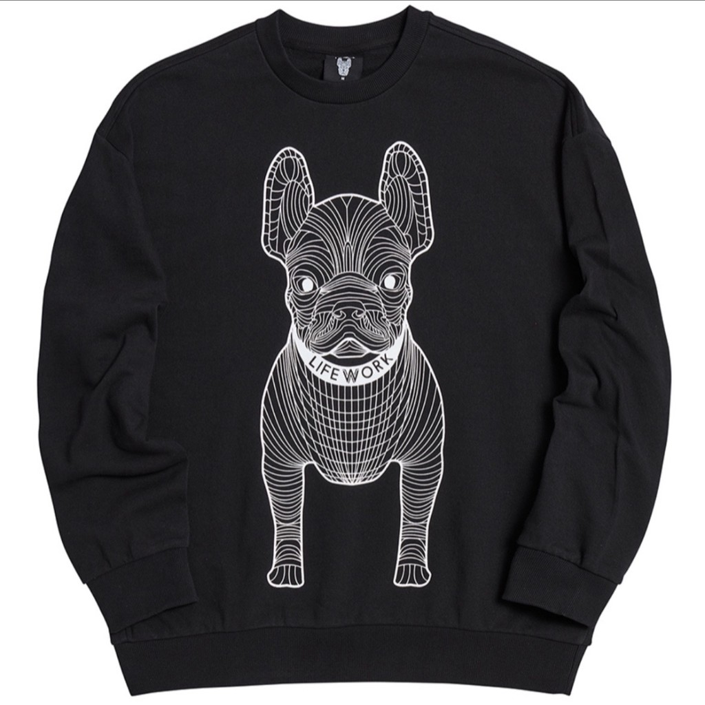 Áo Sweter Chú Cún Đan Lưới 3D ❤ Áo Nỉ Tay Dài Unisex Phong Cách Hàn MND02