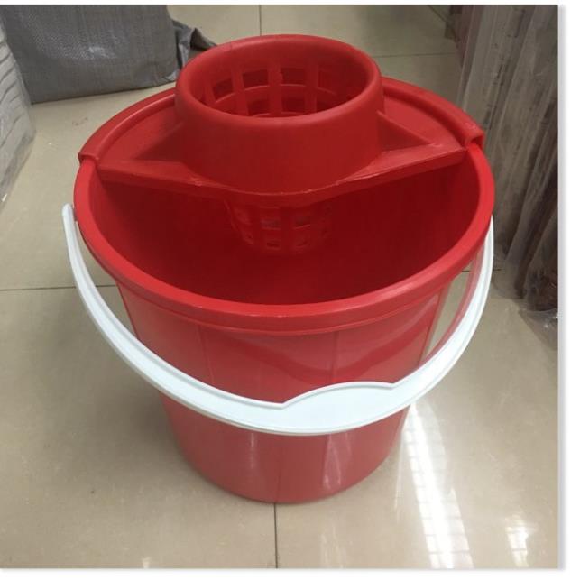 [Bộ 2] Xô giọ vắt lau nhà 14L HSL
