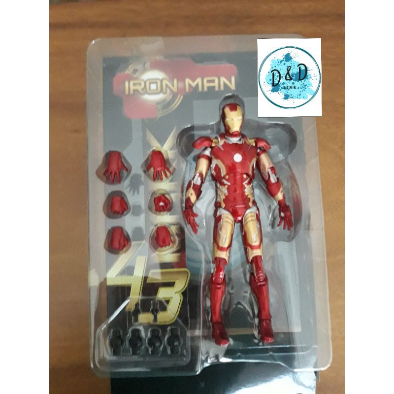 Mô Hình Nhân Vật Iron Man Mark 43 Chất Lượng Cao Marvel