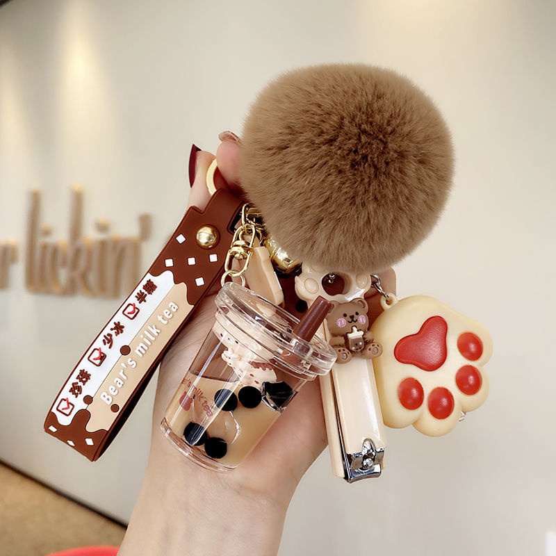 Móc Khóa Búp Bê Bông Hoạt Hình Dễ Thương