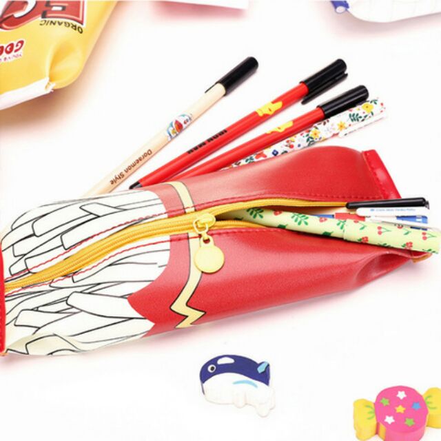 Hộp bút, bóp viết bánh nhiều mẫu lựa chọn túi đựng bút dễ thương quà tặng học sinh BUKAO