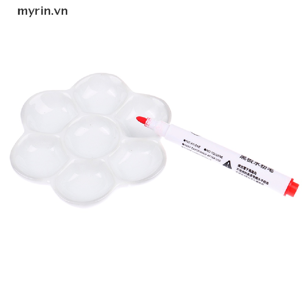 1 Khay Sứ Đựng Màu Nước Vẽ Tranh