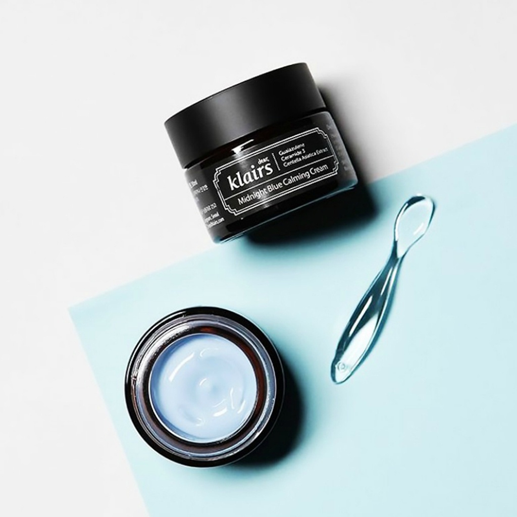 Kem Dưỡng Ẩm Klairs Midnight Blue Calming Cream Phục Hồi Da Dầu Mụn  30ml
