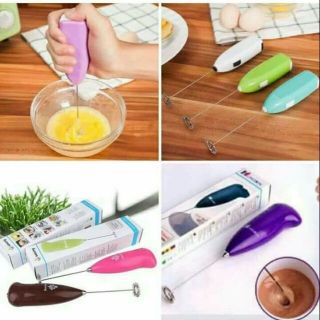 Máy khuấy cà phê, đánh trứng dùng bằng pin